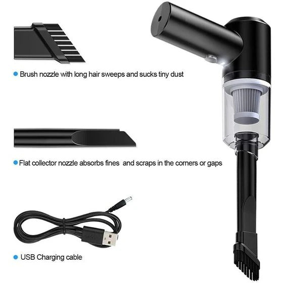 AeroSweep Pro - Portable Air Duster Wireless Vacuum Cleaner