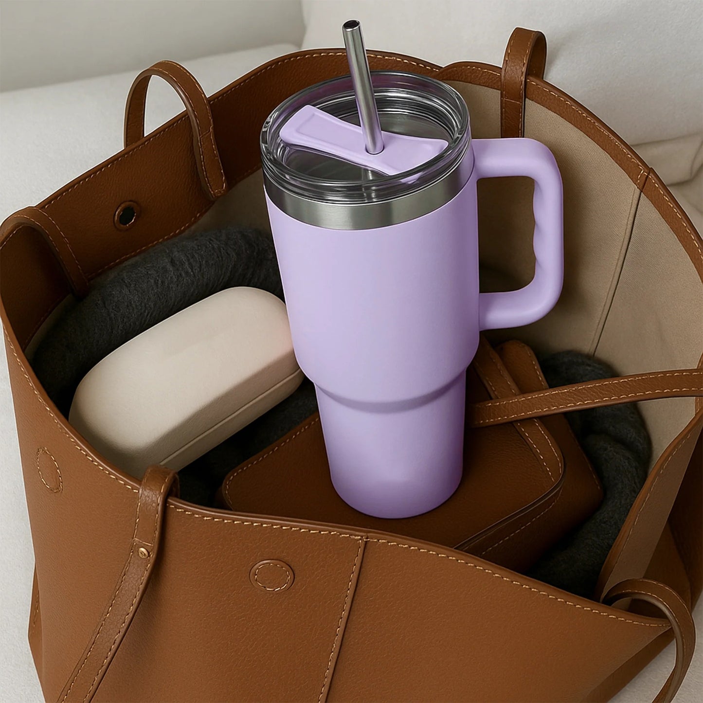 Lavender Cloud Purple Stanley Tumbler – 1200ml / 40oz